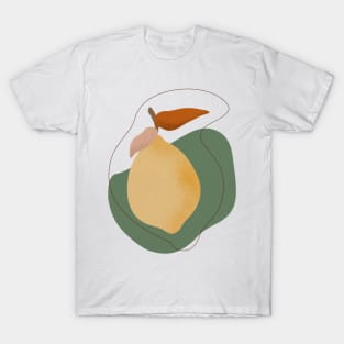 Modern Lemon Illustration T-Shirt